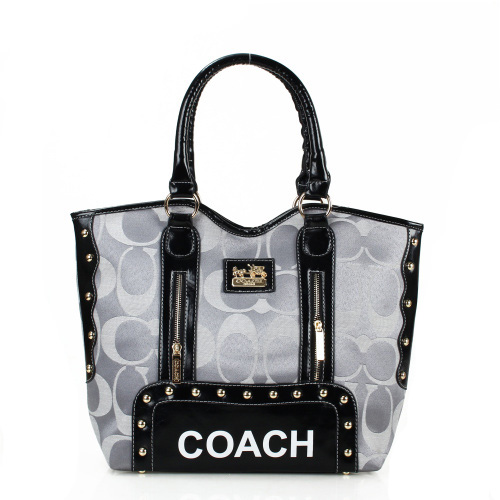 Coach Madison Signs Large Grey Totes FEK | Coach Outlet Canada - Click Image to Close